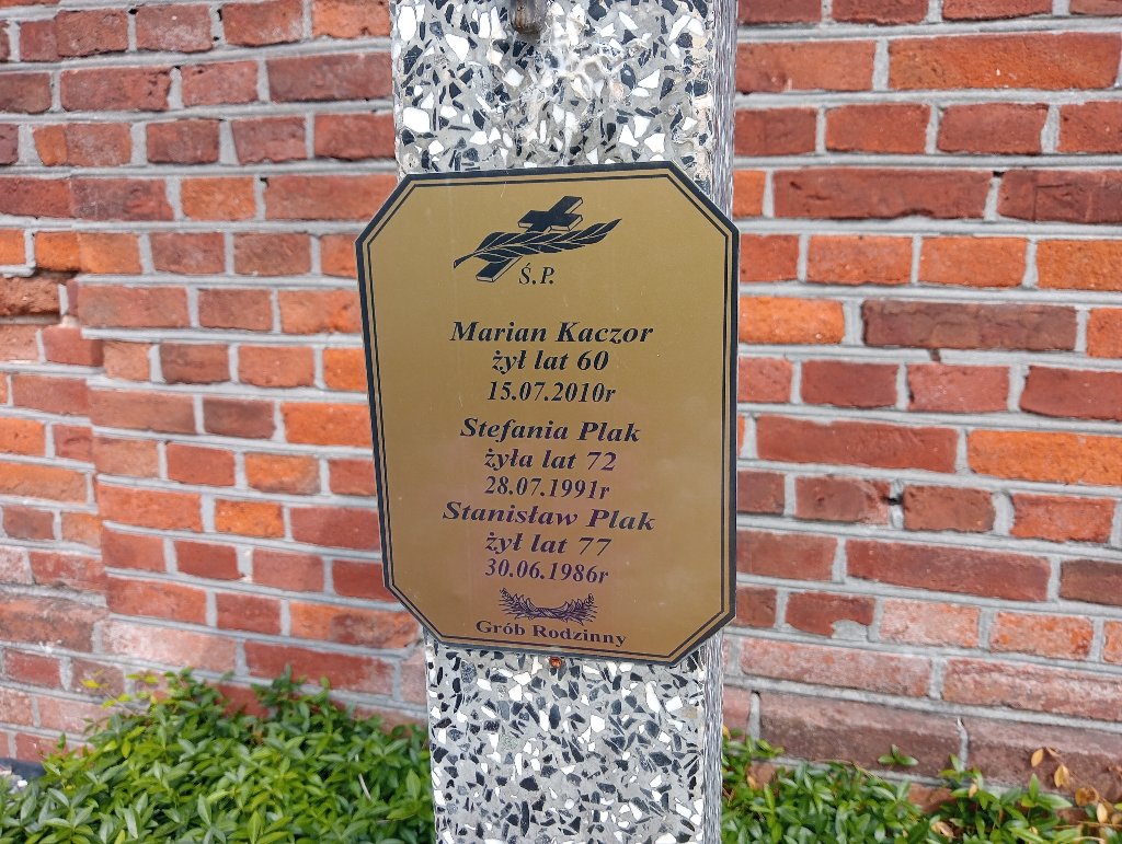 Grób Marian Kaczor