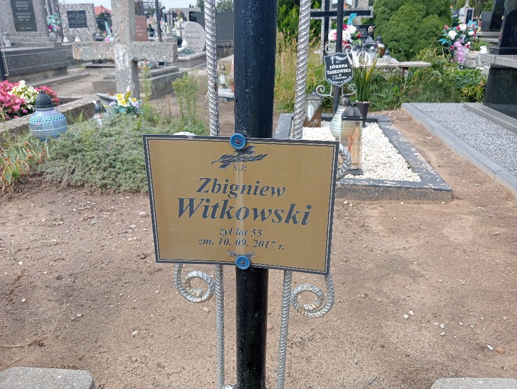 Grób Zbigniew Witkowski